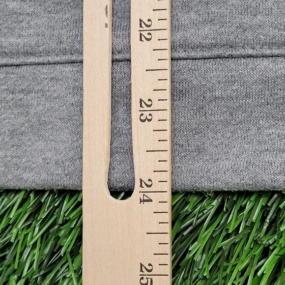 NIKE Dri-Fit Sweatshirt Womens XL 22x24 Gray Spellout Swoosh - Picture 6 of 13